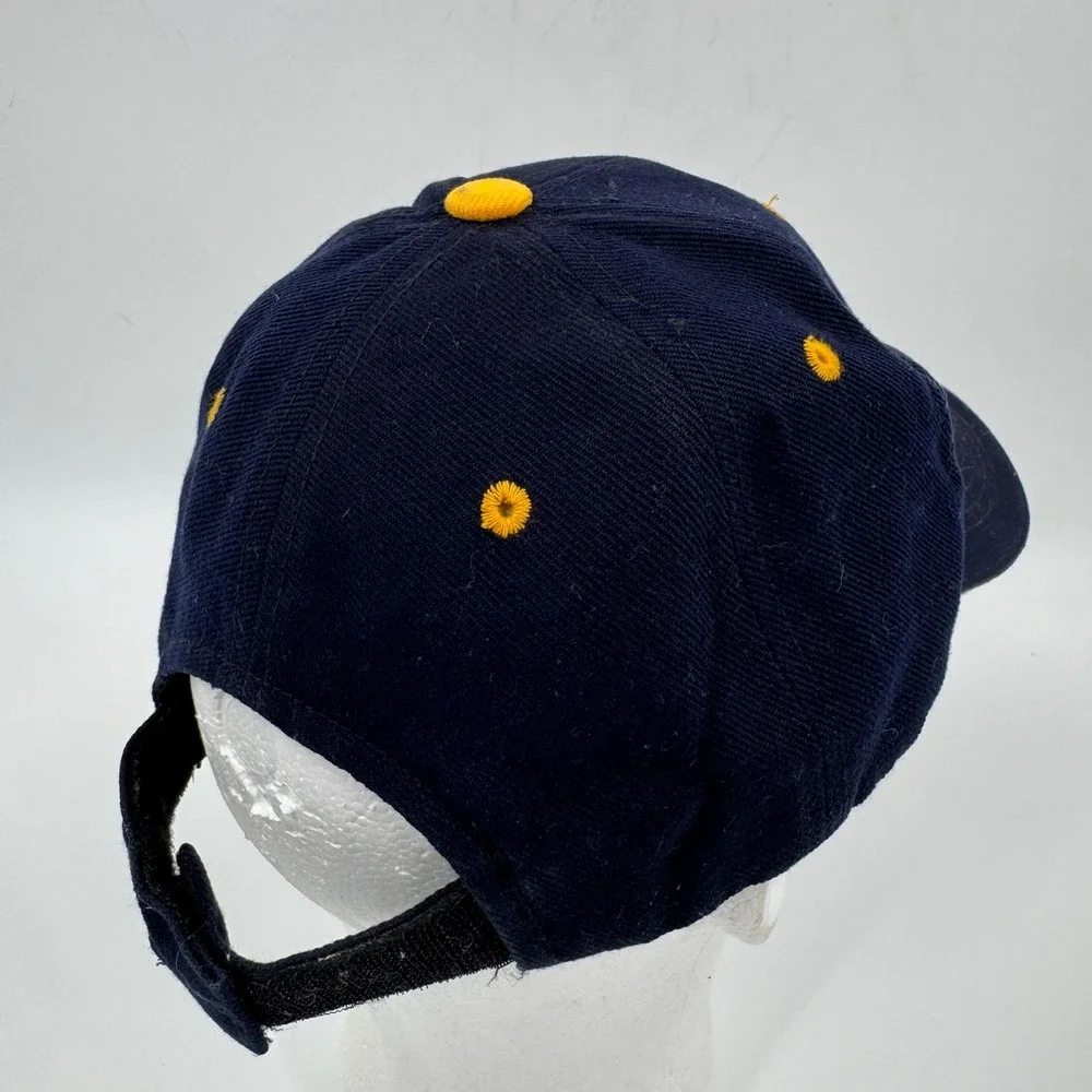 Vintage San Diego‎ Chargers NFL Navy Blue Yellow Strapback Hat Baseball Cap